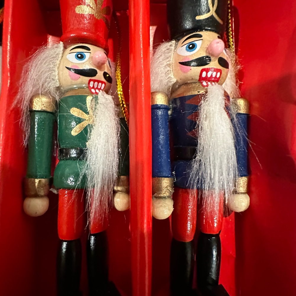 Nutcracker Ornaments - Set of Six Styles Christmas New In Box 4.5” #3669175621 - Picture 3 of 12